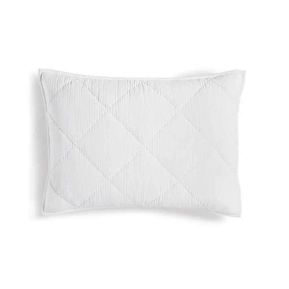 Hotel Collection Dobby Diamond Quilted Sham, King, pillow sham quilted case